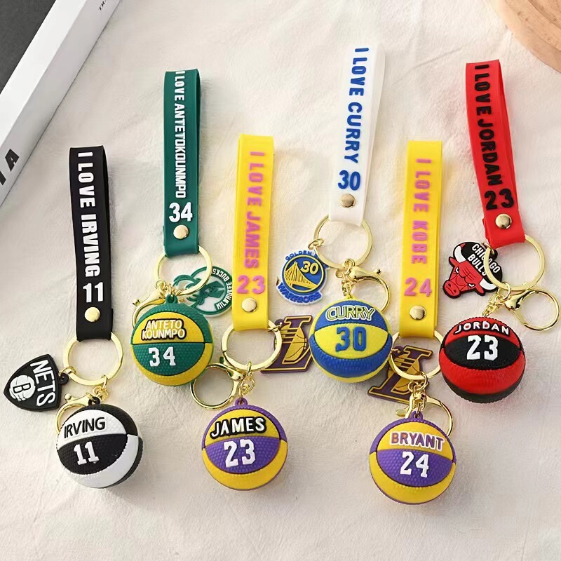 Basketball Team Commemorative Keychain, Lakers, Bulls, Boys' Personalized Schoolbag Pendants, Gifts, Local Promotion Gifts Basketball Team Commemorative Keychain, Lakers, Bulls, Boys' Personalized Schoolbag Pendants, Gifts, Local Promotion Gifts