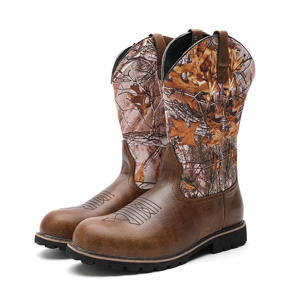 Big Tree elements Western cowboy boots for men_voghion.com