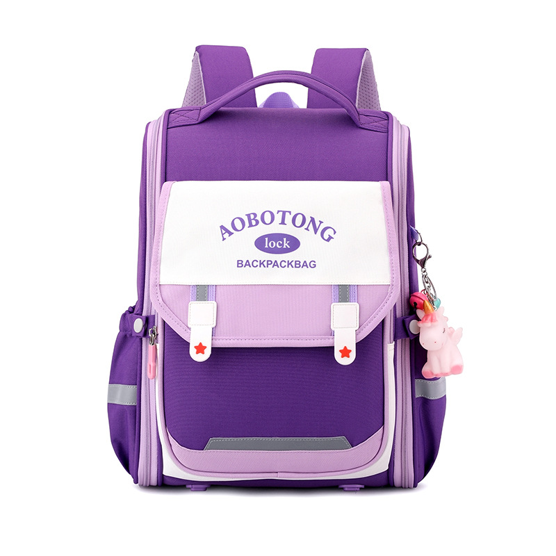 Natural Fish 2025 nuevas mochilas escolares para niños y estudiantes de grado 1-3 versión coreana de gran capacidad para reducir la carga y proteger la columna