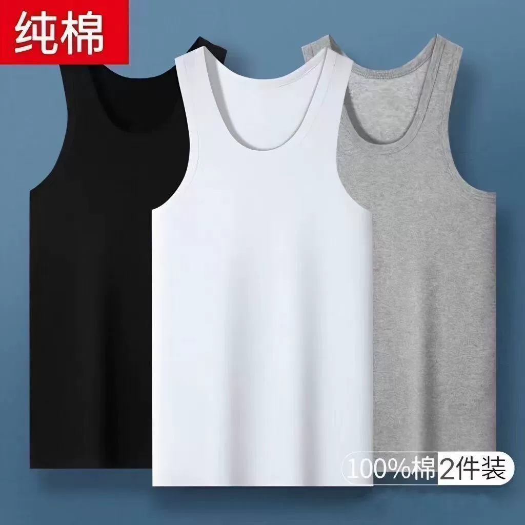 Хлопковый демисезонный осенний спортивный жилет, 100% хлопок, slim fit