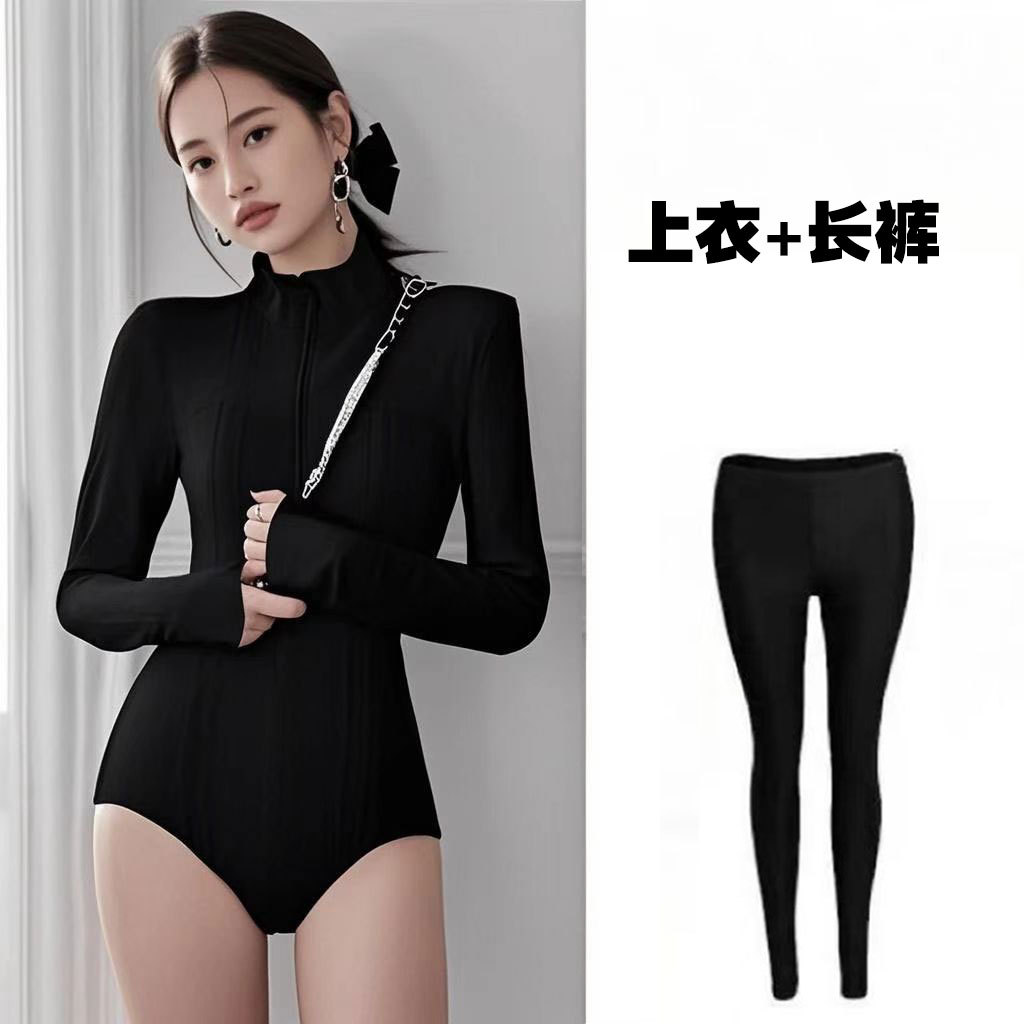1628 black top + pants