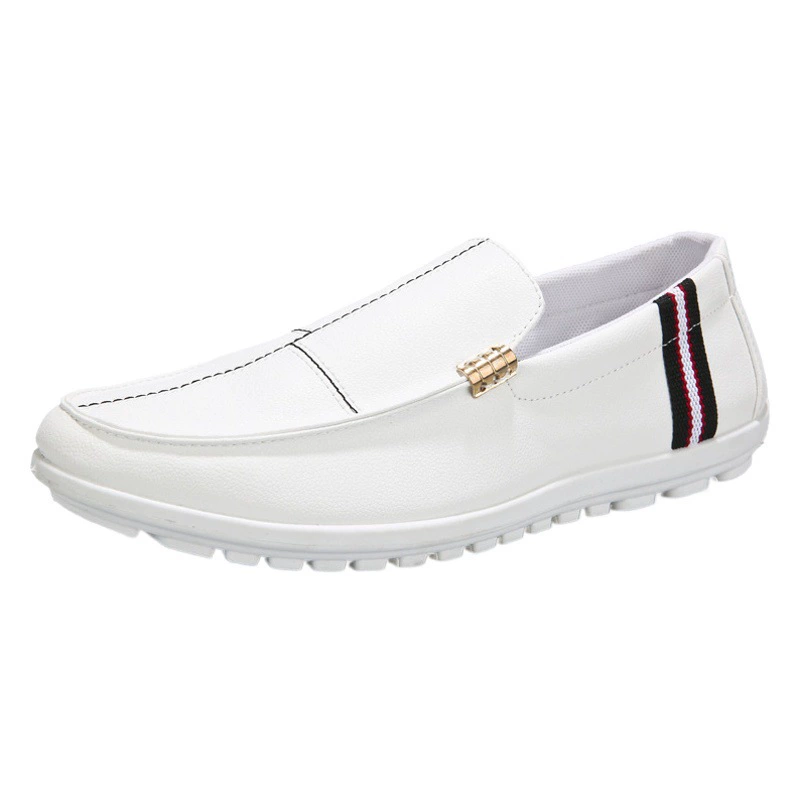 Обувь, Мужская Новая обувь Doug, легкая дышащая мужская повседневная универсальная Маленькая кожаная обувь, слипоны, ленивая Мужская обувь для вождения