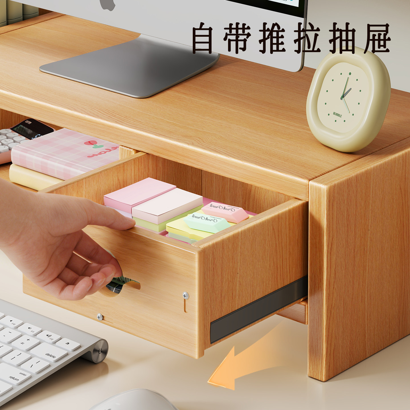 Soporte Elevador para Monitor de Escritorio