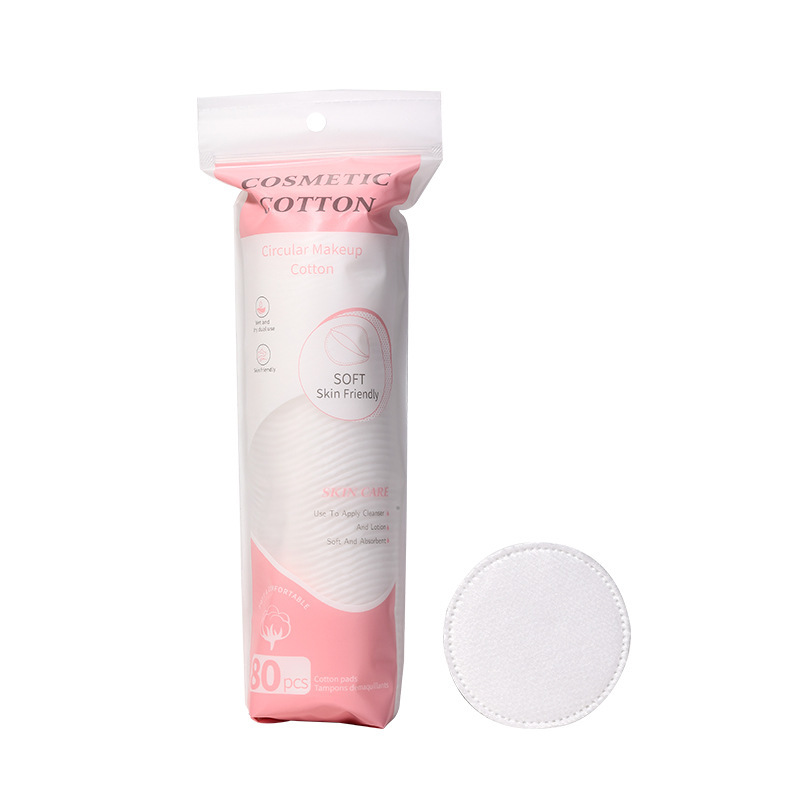 LMLTOP 80pcs Cotton Round Pads Makeup Cotton Pads SY443