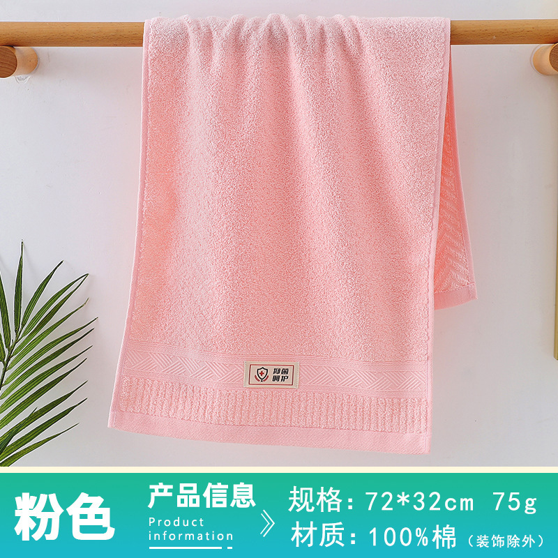 JELIA toallas de algodón puro engrosado no pierde cabello toallas de absorción antibacterianas para adultos algodón al por mayor logo bordado