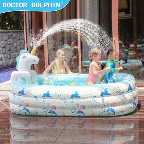 PhD Pig Children's Inflatable Pool Children's Swimming Pool i Play Pool Baby Swimming Play Pool Children's Pool