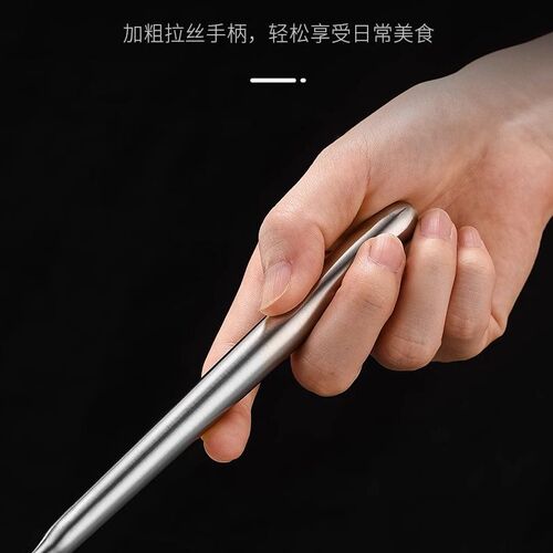 Household Kitchen Thickened Stainless Steel Soup Spoon with Extended Gourd Handle Set Hot Pot Spoon