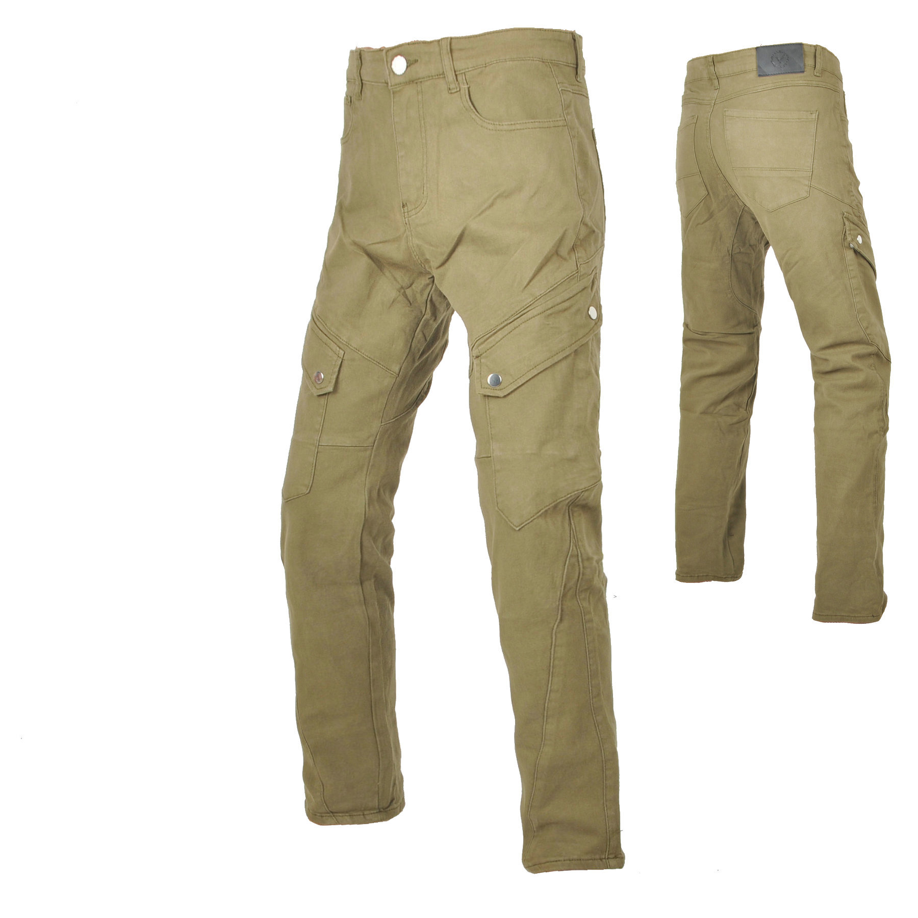 VOLERO motocicleta jeans hombres ejército verde motocicleta resistente a la caída de equitación retro slim fit overoles de silicona equipo de protección