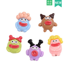 Cartoon Sausage Big Mouth Monster Hole Shoes Accessory Creative DIY Funny Shoe Clip Decorations Removable Shoe Flower Decoration Clips