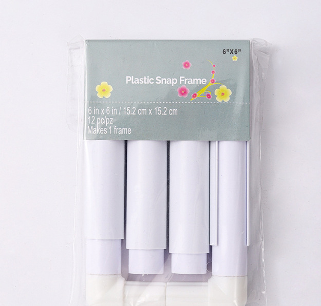 Plástico herramienta de bordado cruzado de goma bordado cuadrado bordado estante de bordado tipo tarjeta bordado marco de bordado