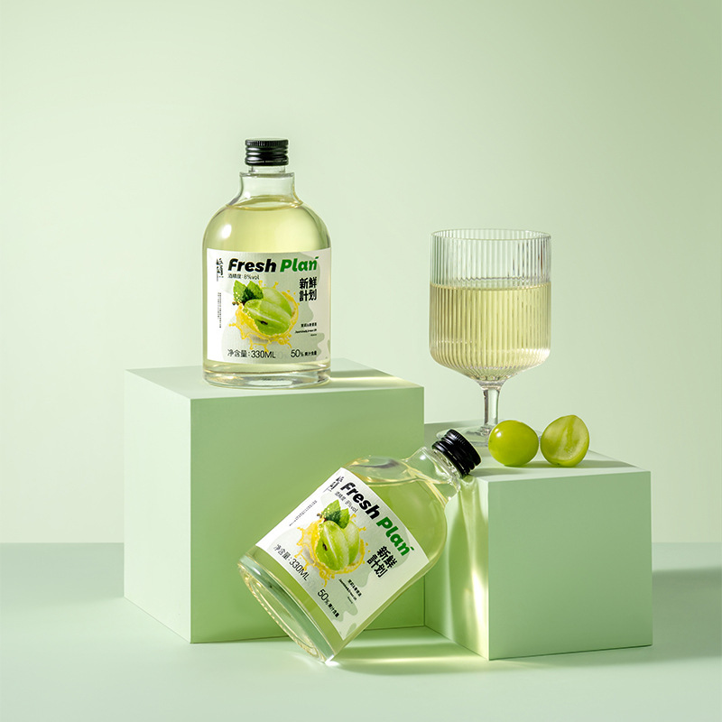 Emei Fairy Tea Wine New Fruit Wine Peach Fruity Tea Wine Jasmine Green Wine 8 ° Ferment Type
