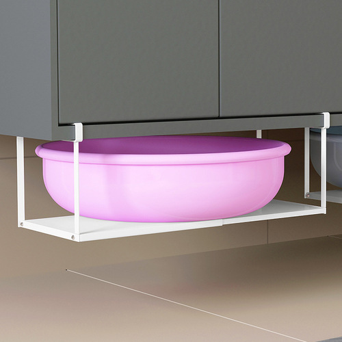 Bathroom washbasin storage rack basin storage rack bathroom cabinet hanging rack washbasin artifact toilet without drilling