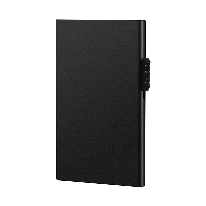 Venta caliente de comercio exterior caja de tarjeta de crédito automática de metal paquete de tarjeta titular de la tarjeta Fábrica en stock al por mayor de aluminio aleación de titanio RFID paquete de tarjeta