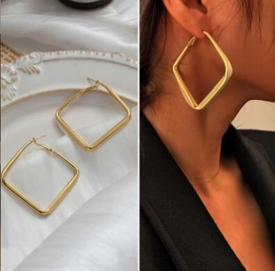 Silver 925 Earrings — Light Luxury Hoops & Drops, High-Quality Sterling, Multiple Sizes