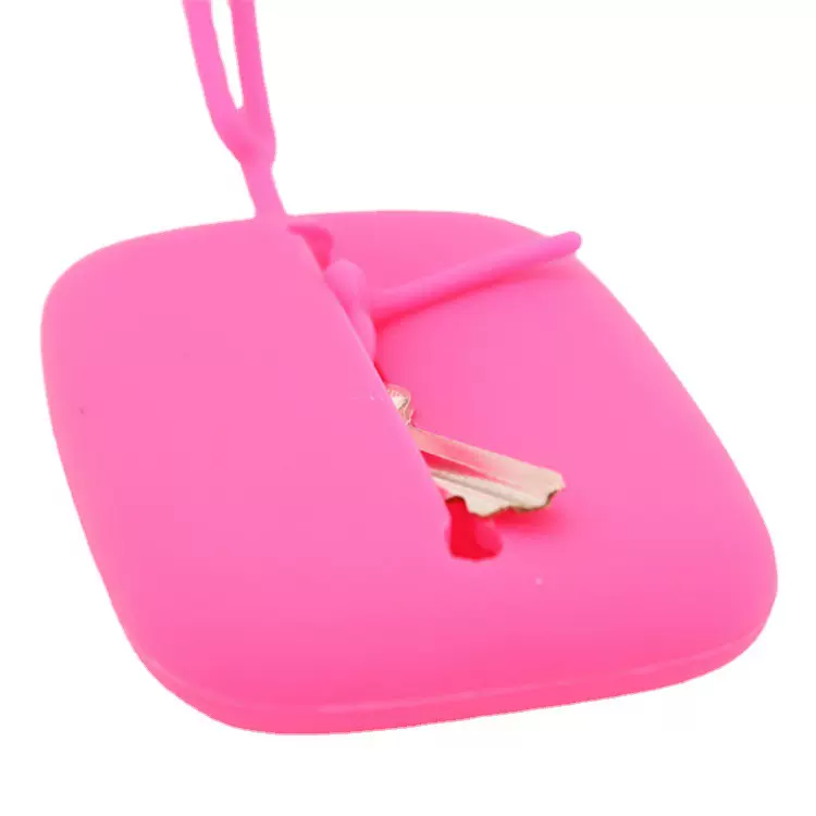 厂家批发通用款硅胶钥匙包硅胶卡包硅胶公交卡套硅胶卡片收纳包