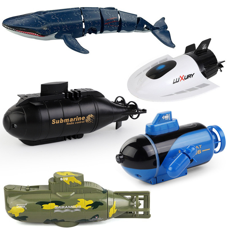 Mini Electric Submarine Remote Control Boat 6-Channel Remote Controller Full Waterproof Model Children's Water Play Summer Toy Mini Electric Submarine Remote Control Boat 6-Channel Remote Controller Full Waterproof Model Children's Water Play Summer Toy