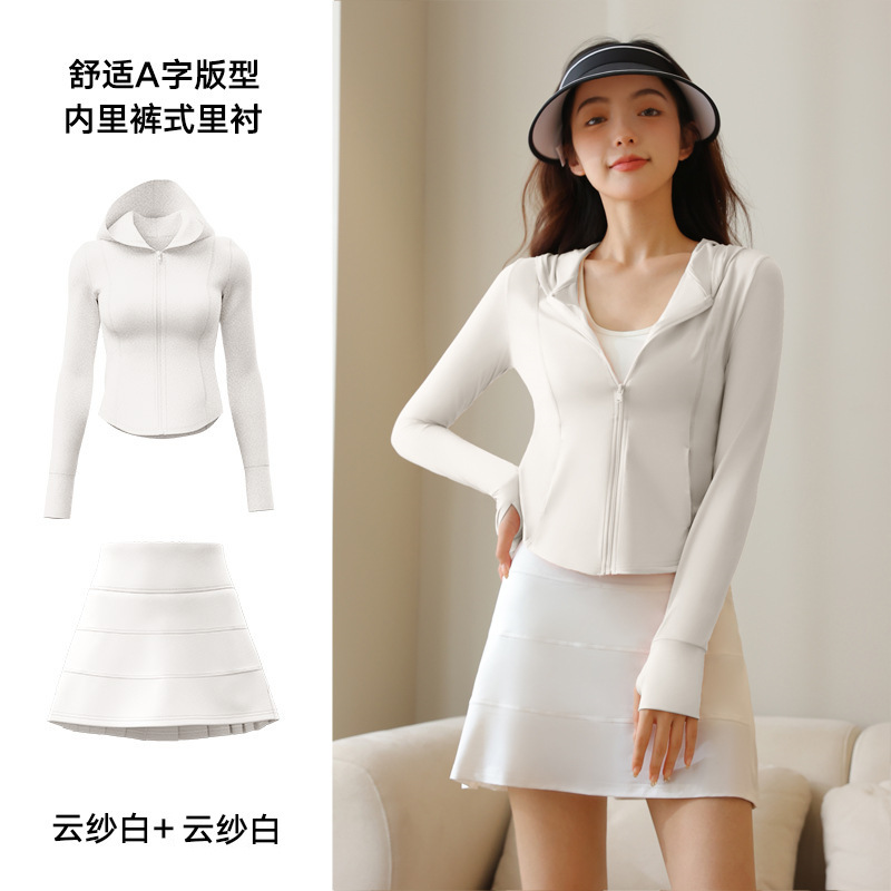 Juyitang traje de protección solar de verano protección UV para exteriores ropa de piel elástica y transpirable traje de protección solar para mujer