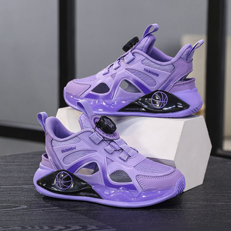 Calzado deportivo para niños, zapatos de red para niños, zapatos para correr ligeros de suela suave para niños grandes y transpirables, zapatos para niños casuales huecos para niñas