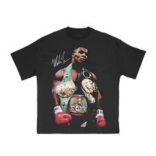 跨境欧码纯棉T恤Mike Tyson T-Shirt, 90s Vintage Boxing Sport