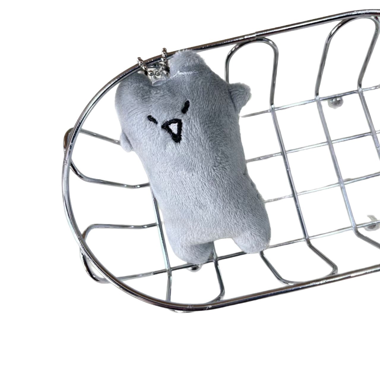 Truco gatito dibujos animados muñeca colgante pareja creativa extraña muñeca de peluche bolsos llaveros regalo colgante