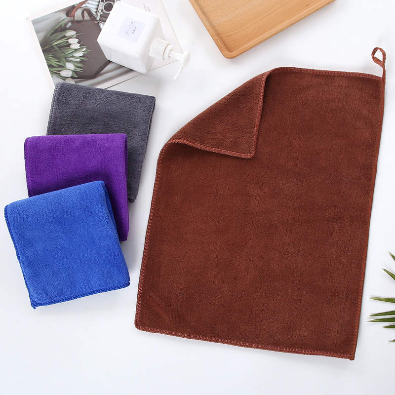 Housekeeping Cleaning Towel Hanging Ring Kitchen Wipe Hand Towel Dish Cleaning Towel Wipe Handkerchief Shoe Wipe