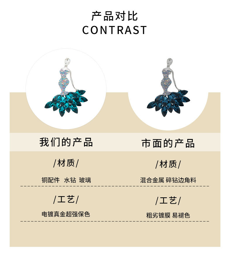 欧美高档奢华美人鱼胸针新款灵动百搭个性胸花小众高级