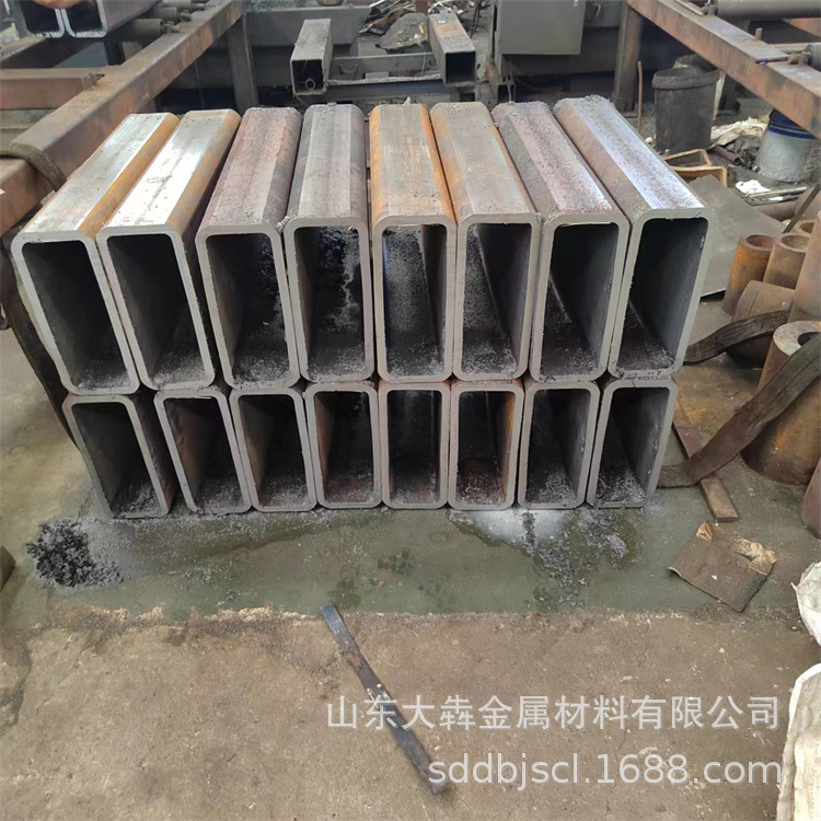 农机配件用无缝方管 马蹄管 厚壁矩形管Q345B大小口径均可定