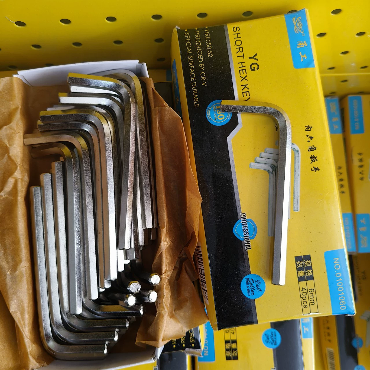 Оптовые шестигранные ключи короткие одинарные ручные ключи многофункциональные шестигранные ключи