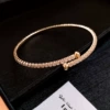 Golden geometric bracelet