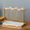 Glass holder, drying rack, storage system, kitchen with glass home use, cup