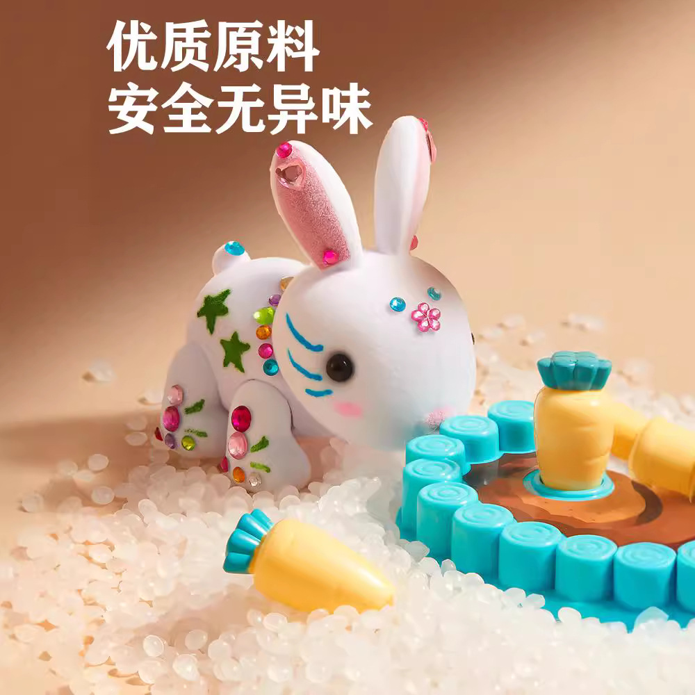 어린이 장난감 소녀의 놀이 홈 토끼 인형 2  6 3  10 세 이상 7 생일 선물