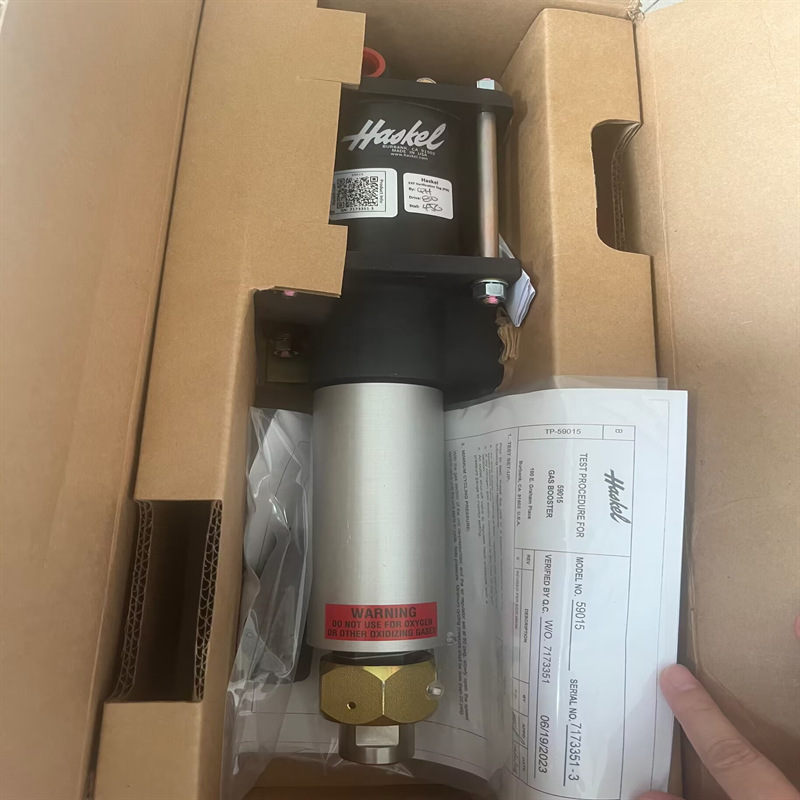 美国进口haskel气体增压泵，氮气，空气，二氧化碳加压AGT15/75