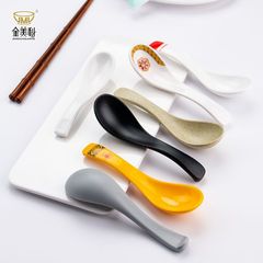 密胺勺子塑料小勺彩色功夫勺喝粥勺仿瓷拉麵麻辣燙勺商用湯勺調羹