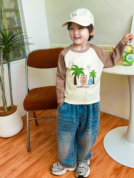 Children's cotton T-shirt for boys