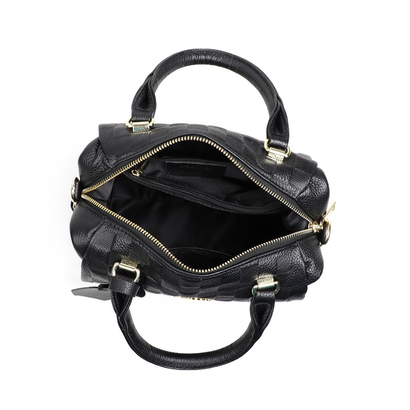 2026 New Arrival Genuine Leather Handbag Large Capacity Crossbody Shoulder Bag Pillow Boston Bag For Women's Commuting - Thumbnail 4