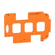 Socket slotting plate 86 box hole artifact switch socket hole mold multi-functional bottom box slotting template