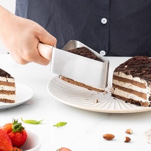 Cross-border Stainless Steel Cake Separator Triangle Cake Transfer Clip Baking Gadget Cake Splitter Household