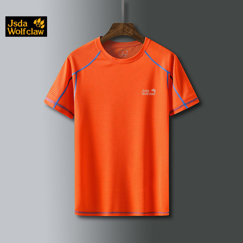 Equipo corriendo ropa de secado rápida mujer suelta al aire libre ropa de secado rápida deportiva de manga corta camiseta de hombre gran fábrica comercio al por mayor