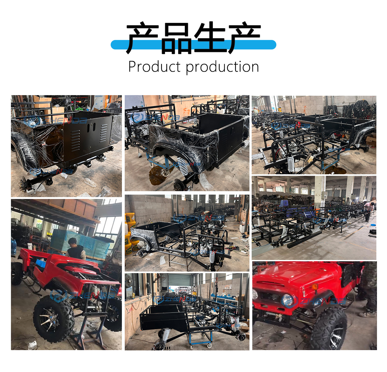 Electric four-wheel motorcycle ATV go-kart four-wheel drive all-terrain vehicle ATV deposit