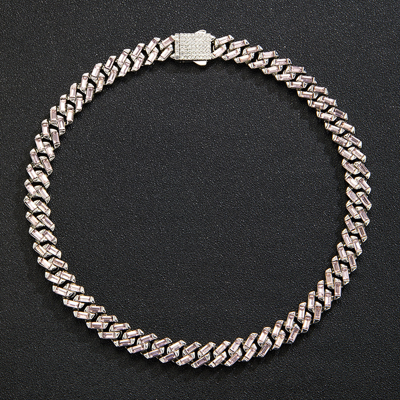 Fashion Geometric Alloy Inlay Rhinestones Unisex Sweater Chain 1 Piece