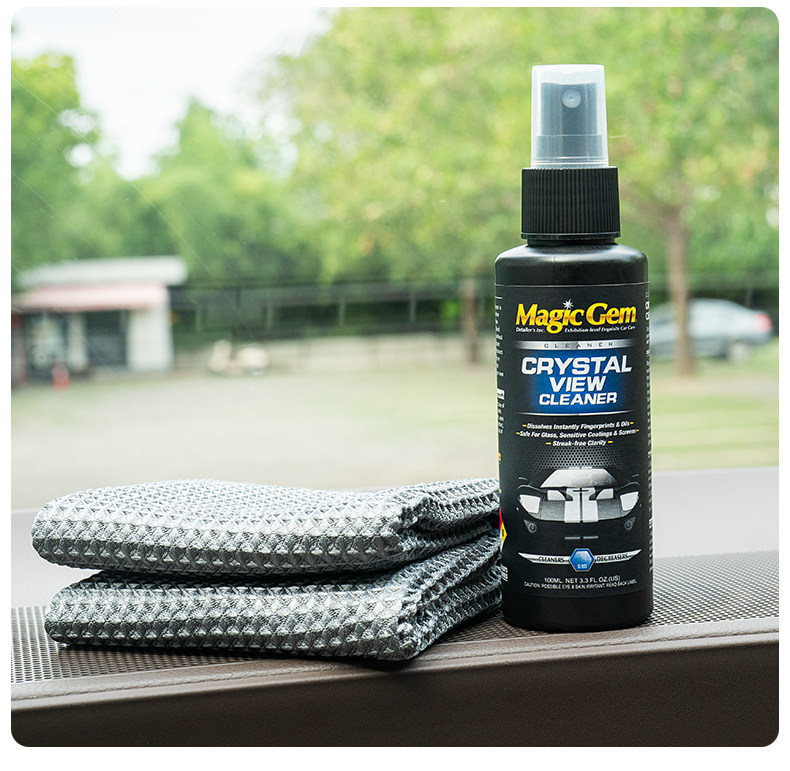 Baoneng Car Interior Glass Cleaner for Front Windshield Oil Film and Water Stain Removal, Lens and Helmet Cleaner