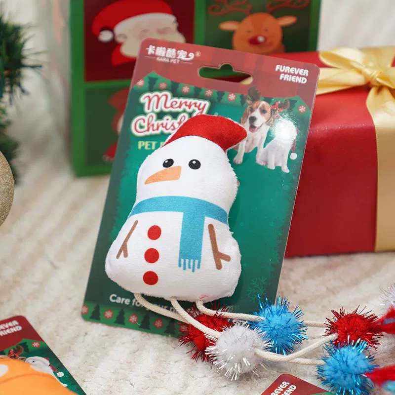 Новая рождественская серия игрушек для кошек кошачья мята плюшевые молярные зубы устойчивы к укусам