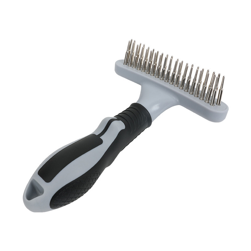 Peine para mascotas, peine de aguja de aseo de pelo de gato para perros, peine de gato de pelo flotante, peine para perros, suministros para mascotas al por mayor