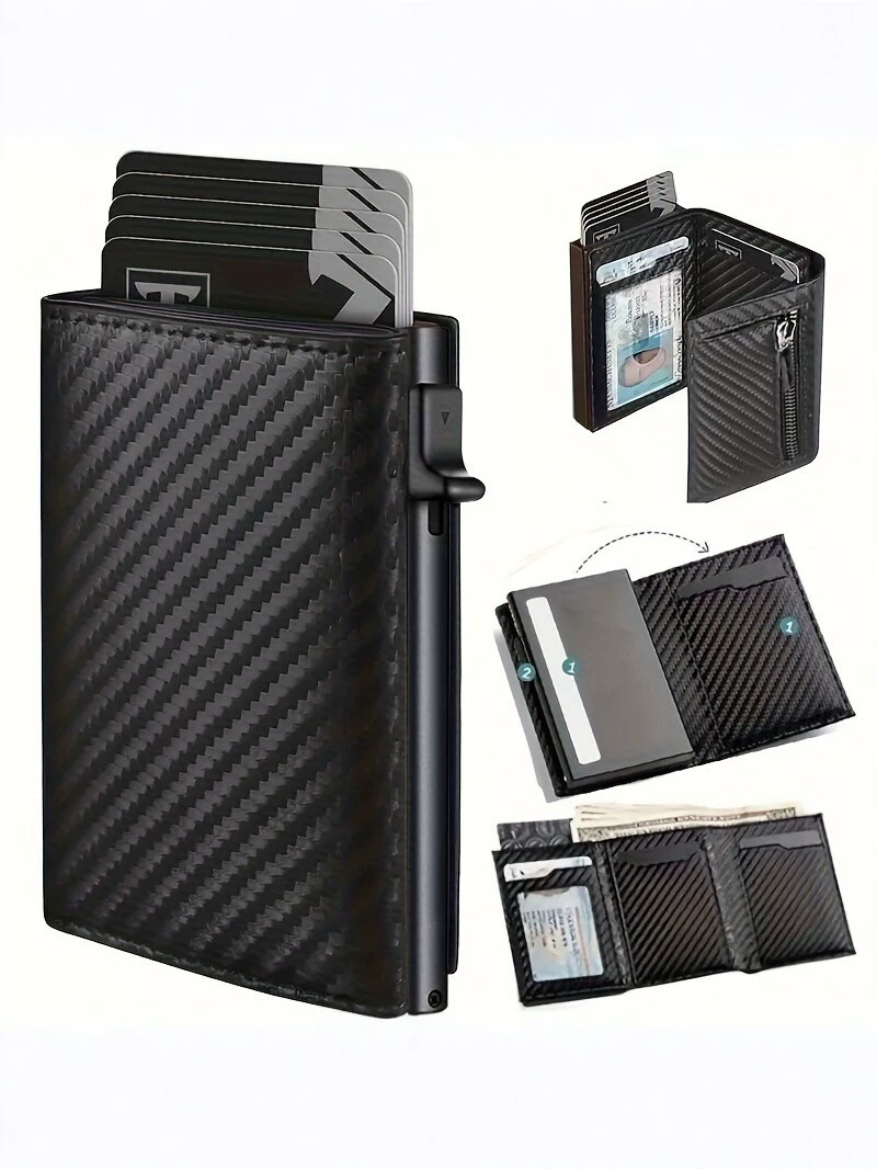 Universal wallet, short light and thin card holder with zipper