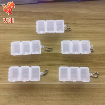 3格可拆分加切药盒组合3天大容量提醒药盒一周3格可拆分药盒 工厂