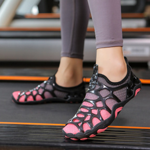Men's Indoor Fitness Shoes Professional Treadmill Shoes Women's Pilates Yu Rope Skipping Shoes Breathable Sweat Absorbing Squat Hard Pull Shoes