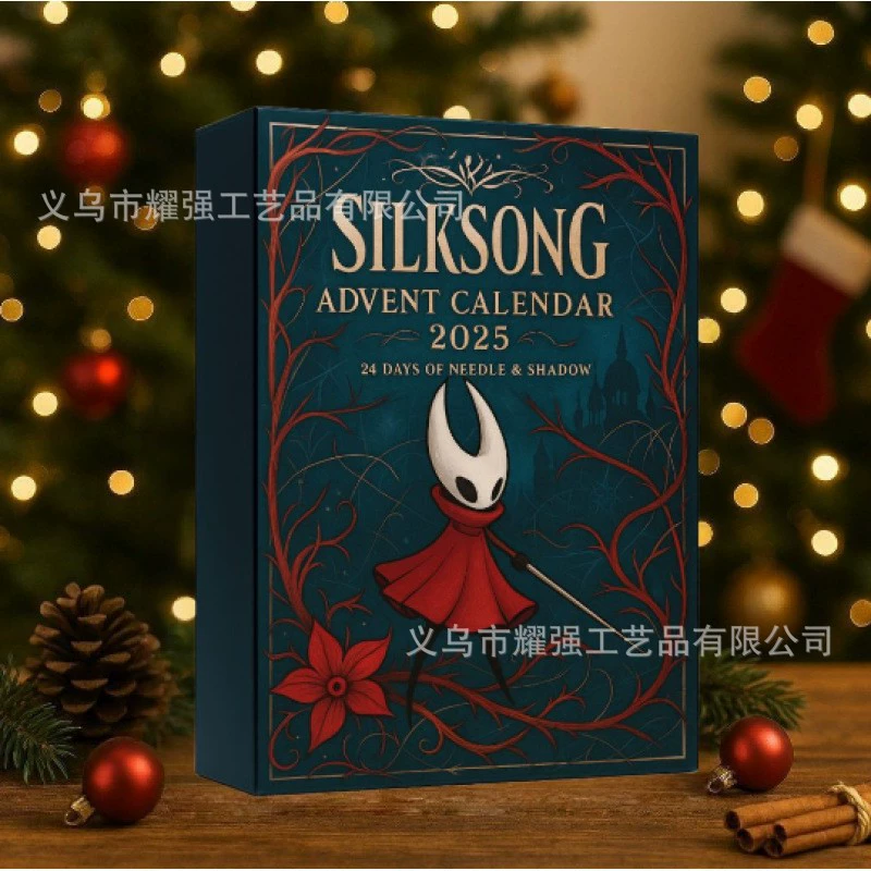 Кросс-бортная независимая станция новый продукт Hollow Knight Silk Song Advent Festival Blind Box Рождественское украшение ёлки акриловая подвеска