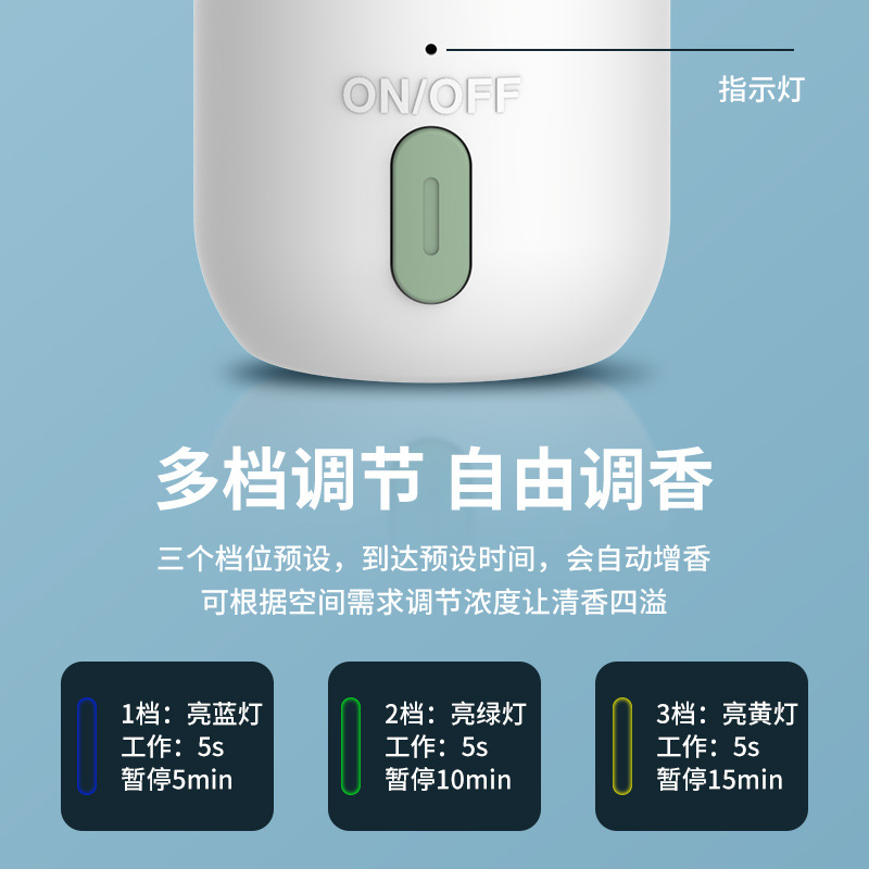 Automatic Aroma Diffuser Hotel Spray Air Freshener Home Fragrance Machine Bathroom Deodorizer Perfume Machine Air Expander