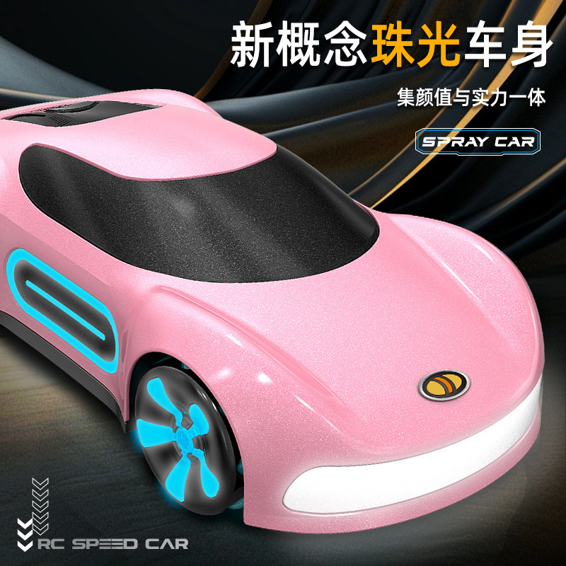 Explosión transfronteriza nuevo concepto de coche de control remoto juguetes para niños pulverización eléctrica coche de control remoto juguetes para niños y niñas al por mayor