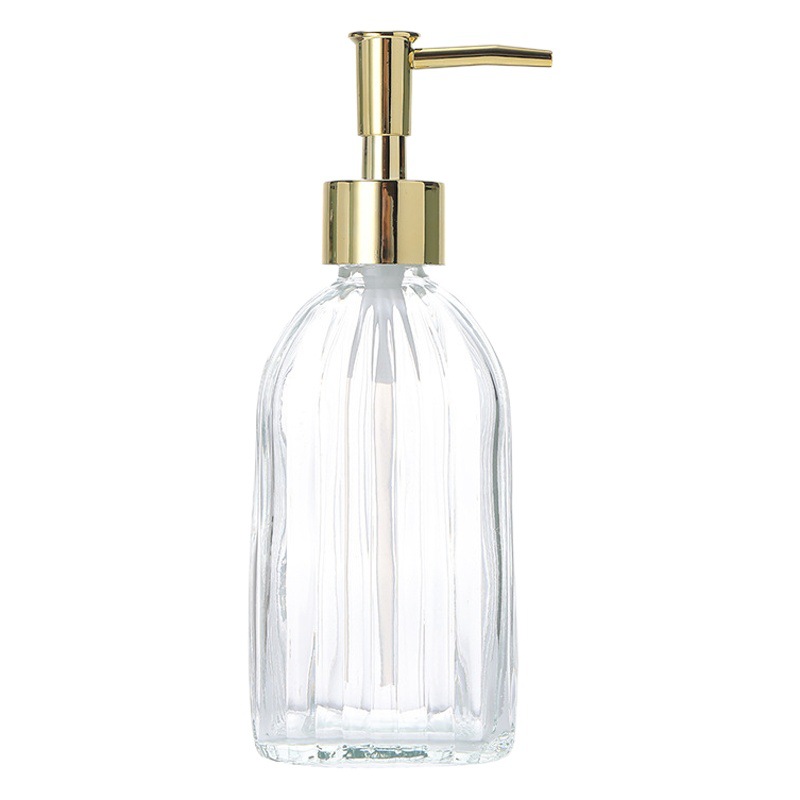Hotel desinfectante de manos botella prensa baño ducha gel botella champú transparente botella vacía loción sub-botella